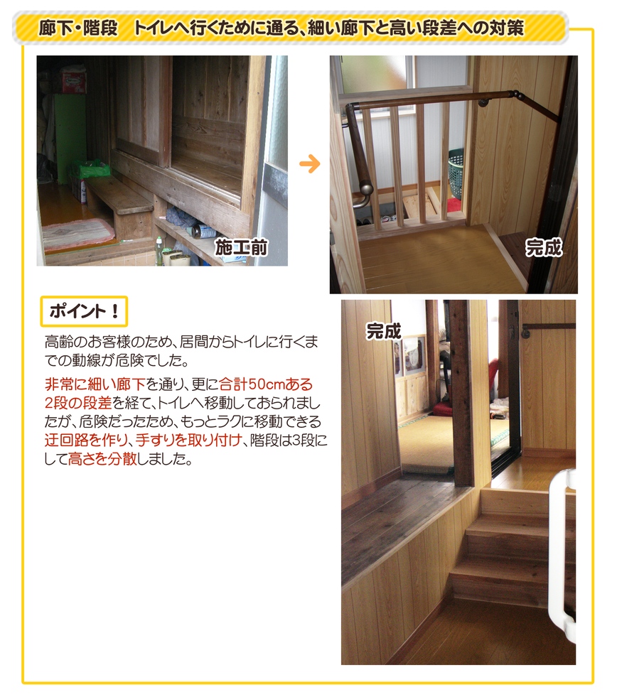 階段の施工例1